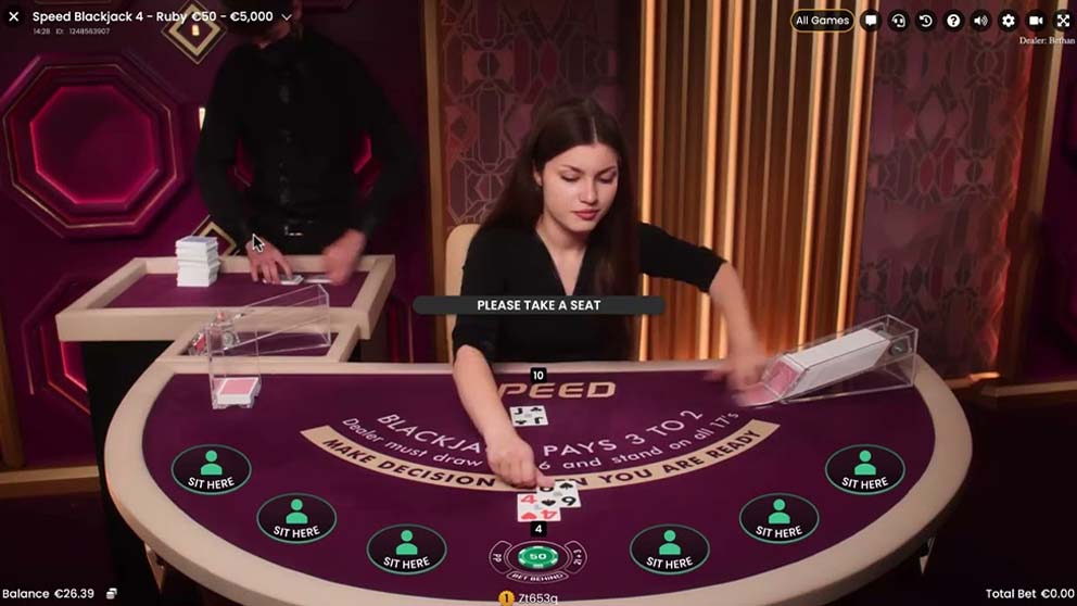 Speed Blackjack 44 Azure 2